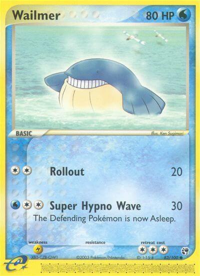 Wailmer 83/100 card