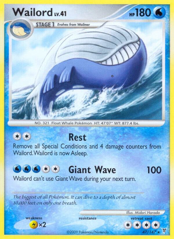 Wailord 47 card