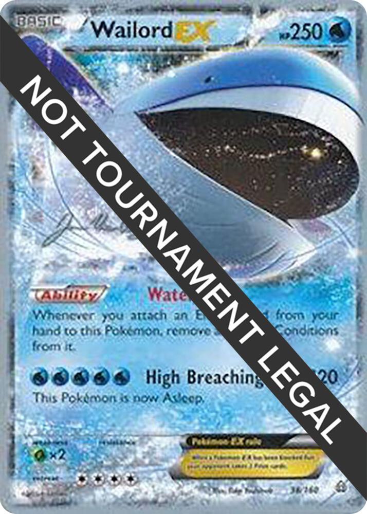 Wailord EX 2015 Jacob Van Wagner 38/160 card