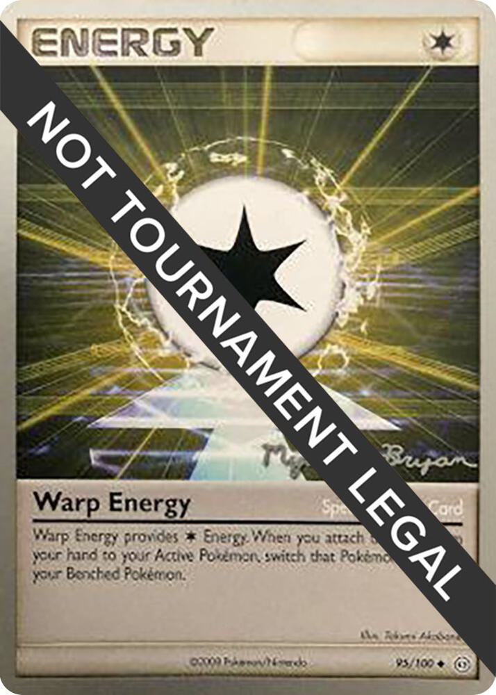 Warp Energy 2010 Mychael Bryan 95/100 card