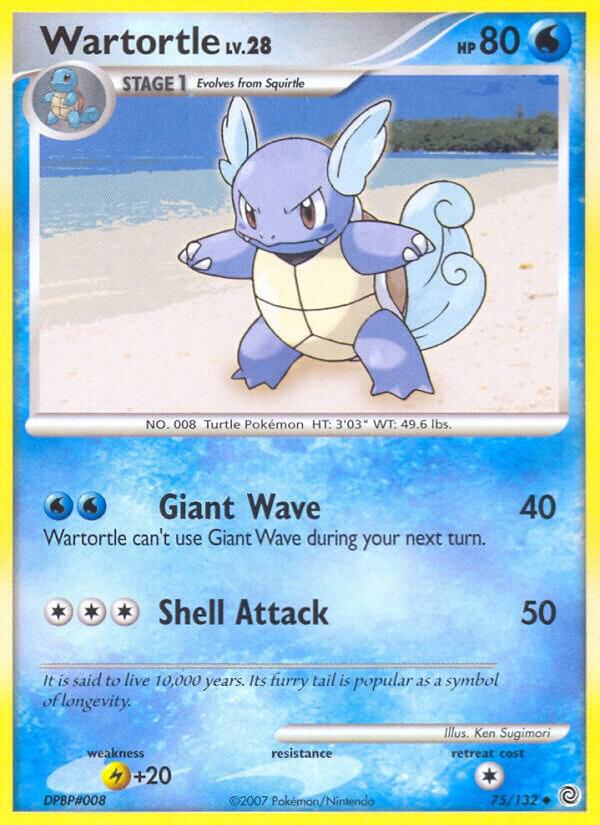 Wartortle 75/132 carta