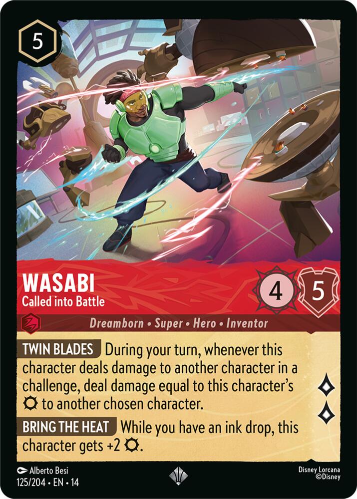 Wasabi Called into Battle 125/204 carta