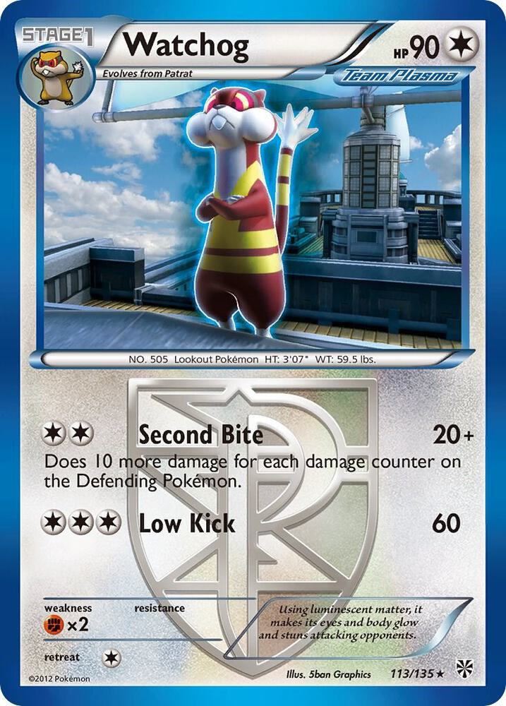 Watchog Team Plasma 113 113/135