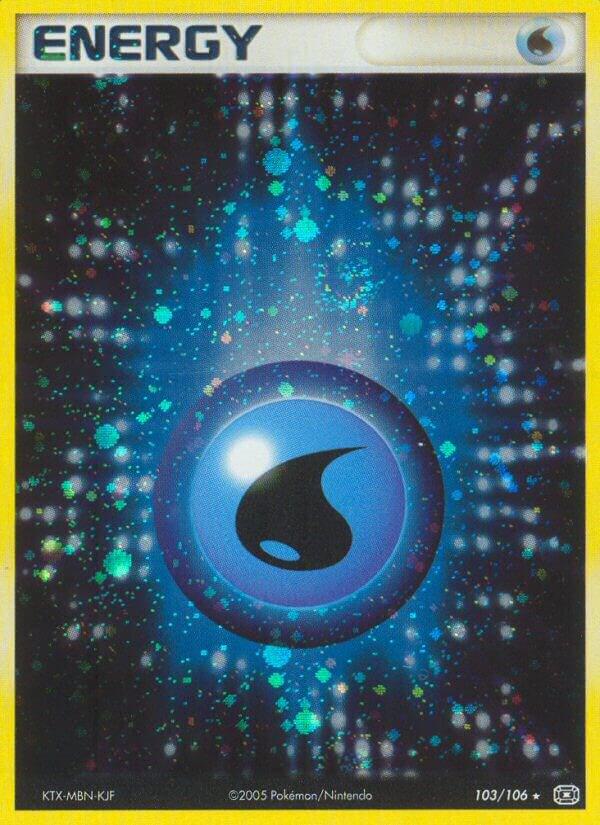 Water Energy 103/106 card