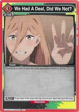 We Had A Deal Did We Not UE22BT/CSM-1-079 card