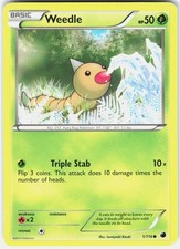 Weedle 1/116 card