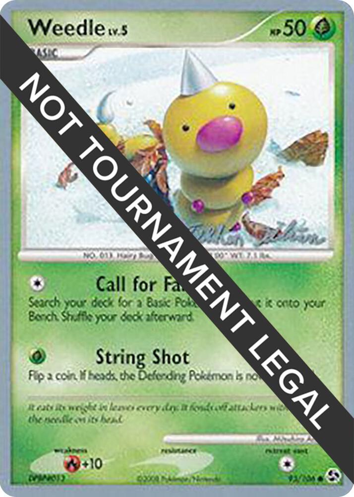 Weedle 2009 Stephen Silvestro 93/106 card