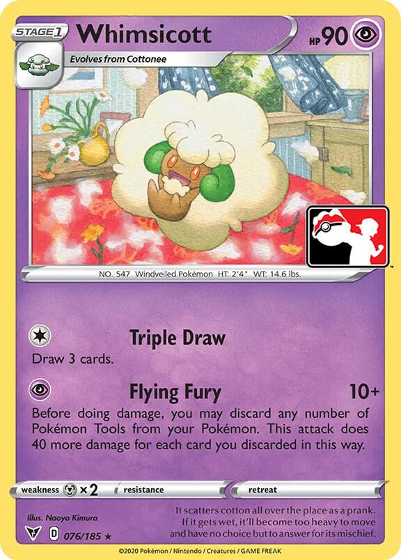 Whimsicott 076 185 card