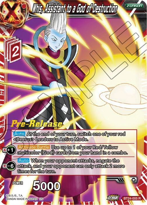 Whis Assistant to a God of Destruction BT24-005