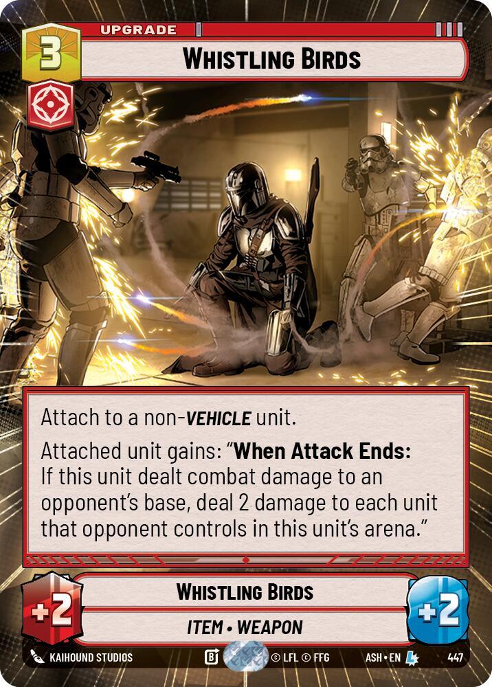 Whistling Birds Hyperspace 447 card