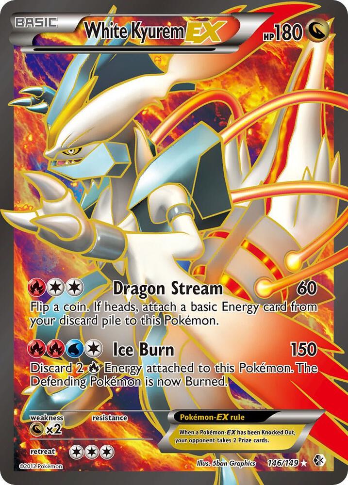 White Kyurem EX (146 Full Art) 146/149 card