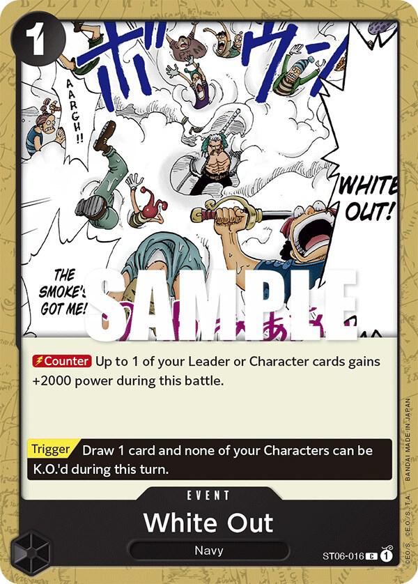 White Out ST06-016 carta