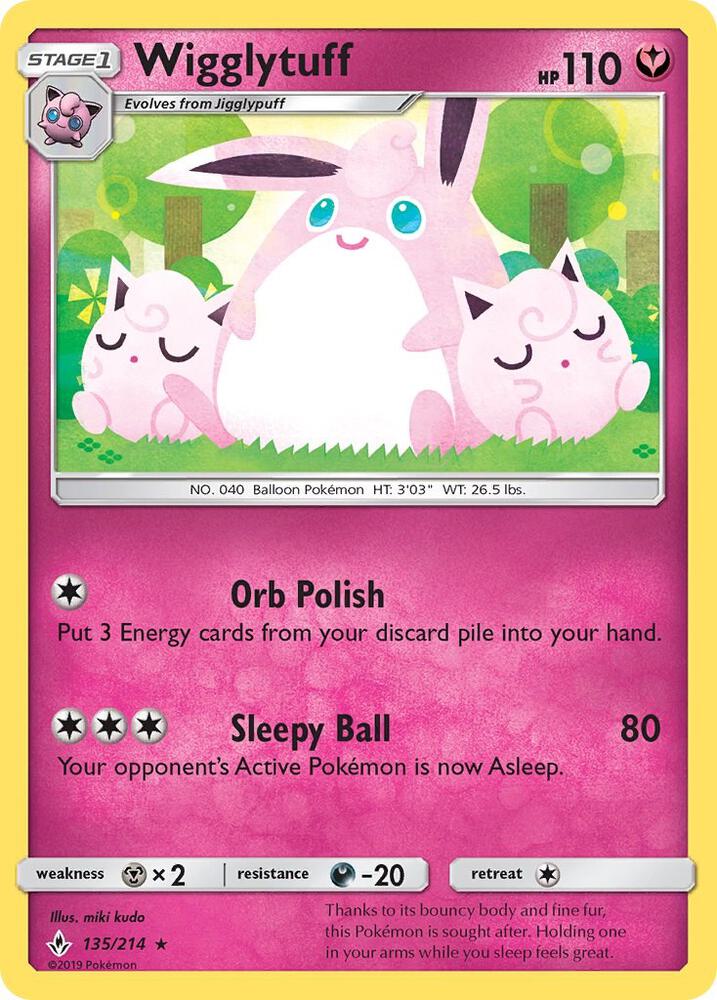 Wigglytuff 135/214 card