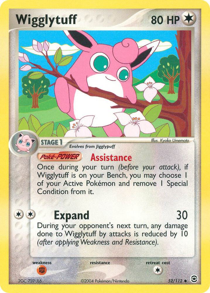 Wigglytuff 52/112 card