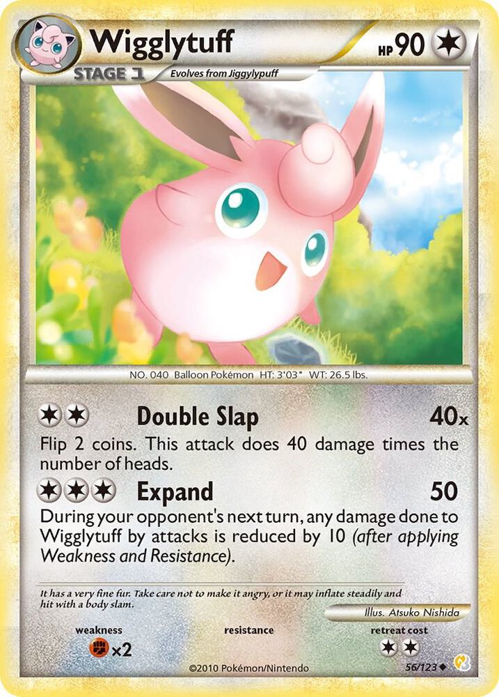 Wigglytuff 56/123 card