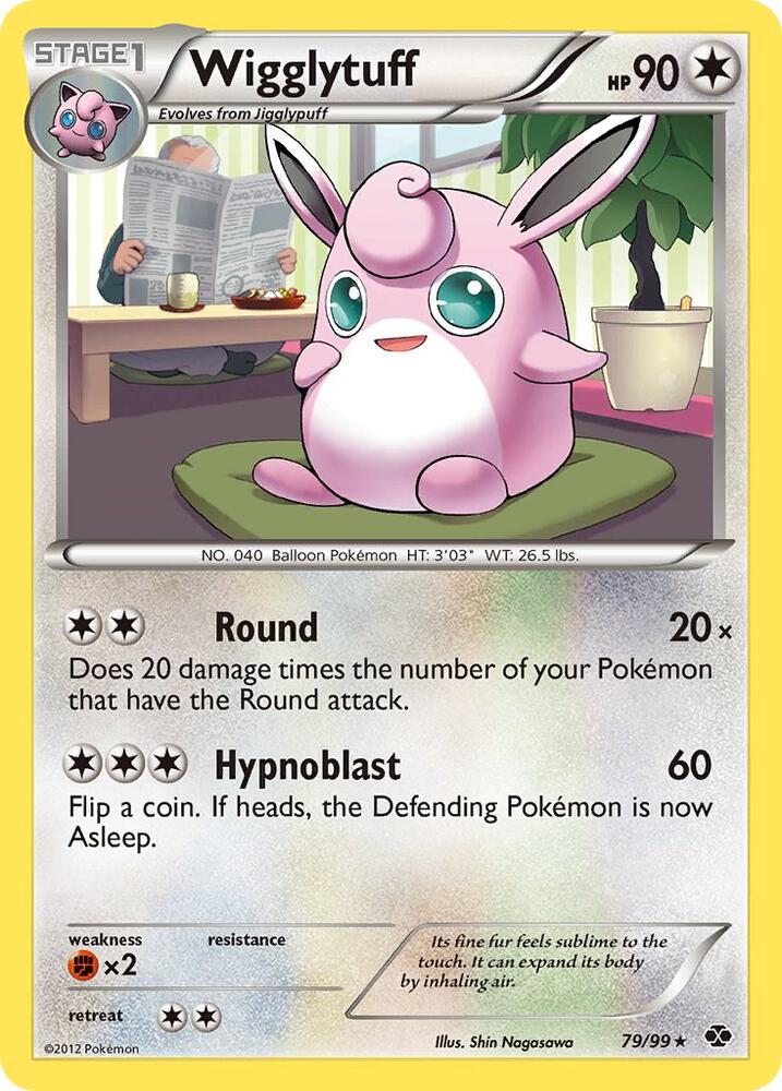 Wigglytuff 79/99 card