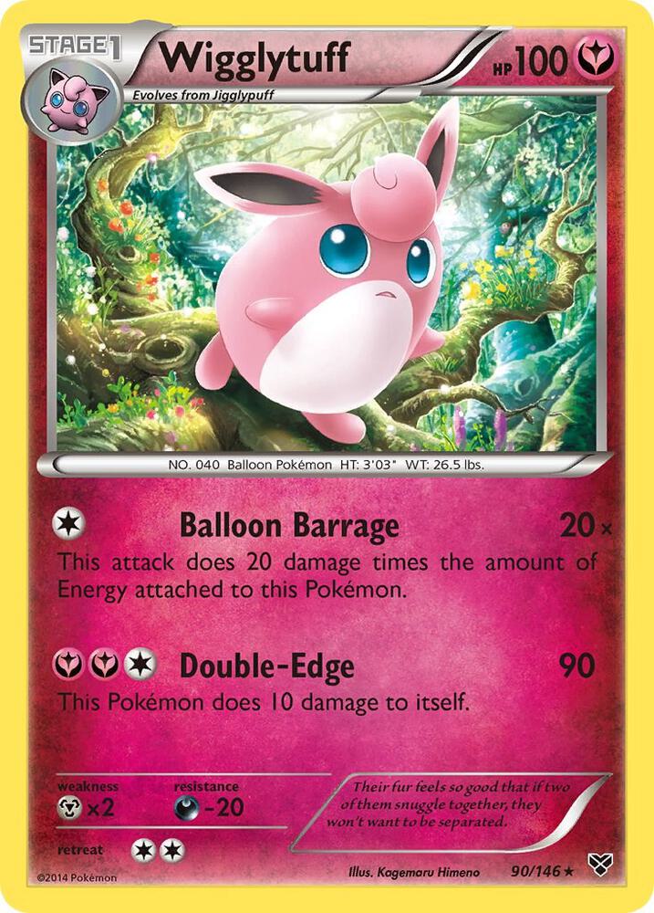 Wigglytuff 90 90/146 carta