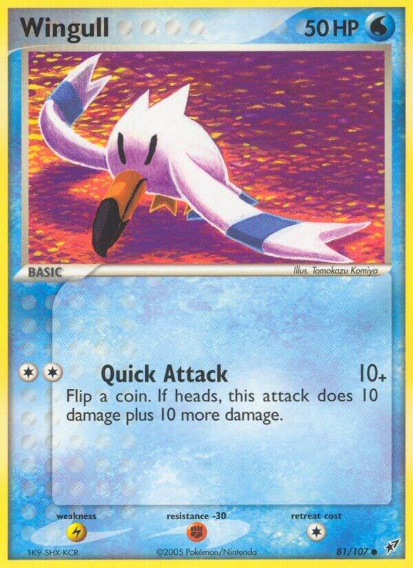 Wingull 81/107 card