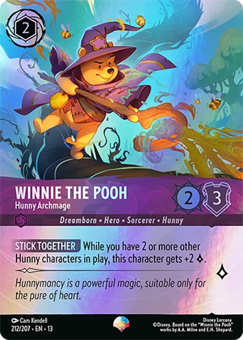 Winnie the Pooh Hunny Archmage Epic 212/207 card