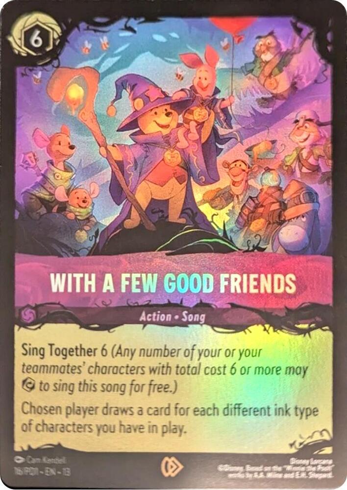 With a Few Good Friends 16 card