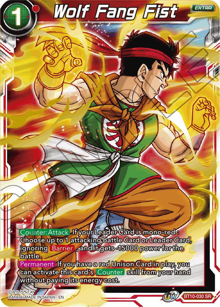 Wolf Fang Fist BT10-030 carta