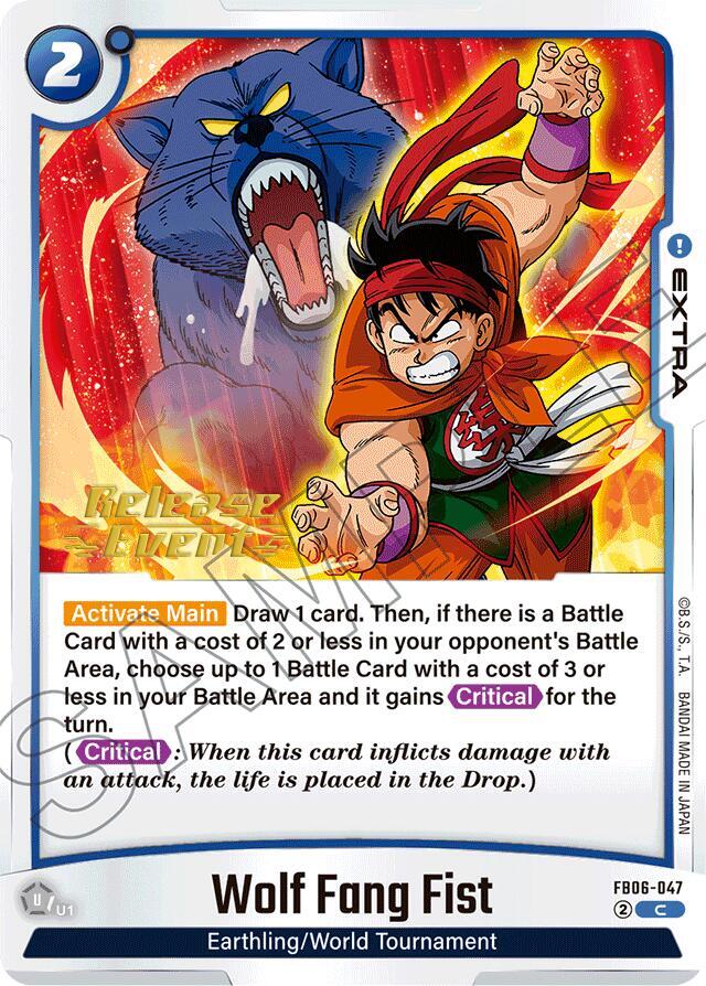 Wolf Fang Fist FB06-047 card