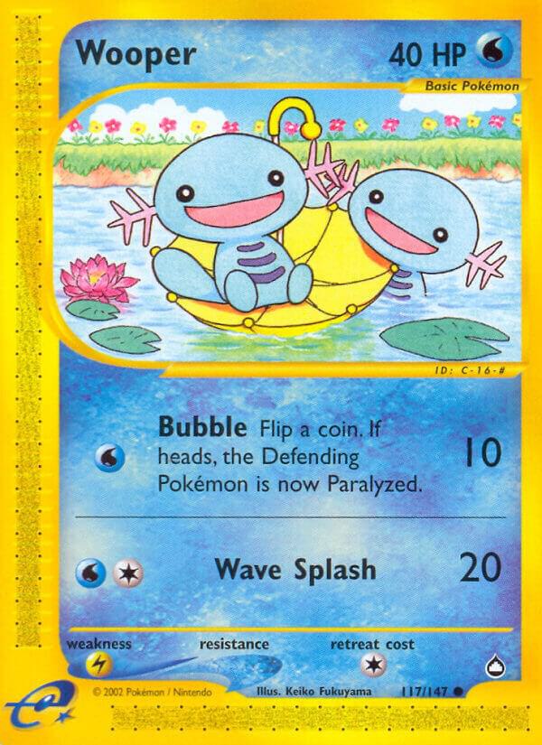 Wooper 117 117/147 card