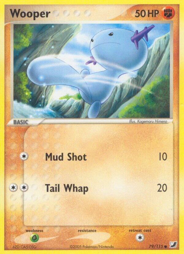 Wooper 79/115 card