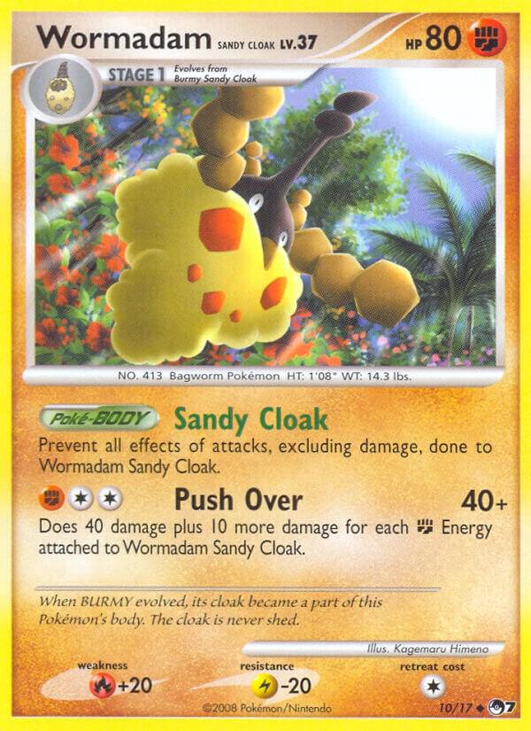 Wormadam Sandy Cloak 010/017 card