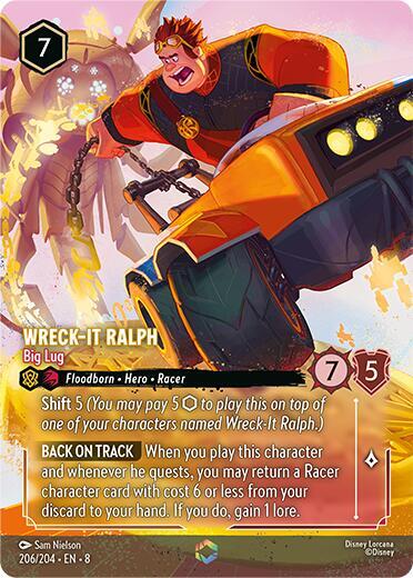 Wreck It Ralph Big Lug Enchanted 206/204 card