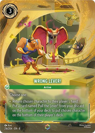 Wrong Lever Enchanted 216/204 card