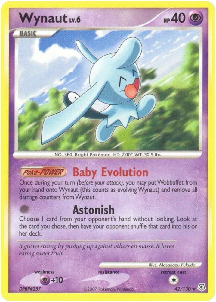 Wynaut 42/130 card