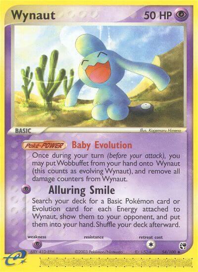 Wynaut 54/100 card