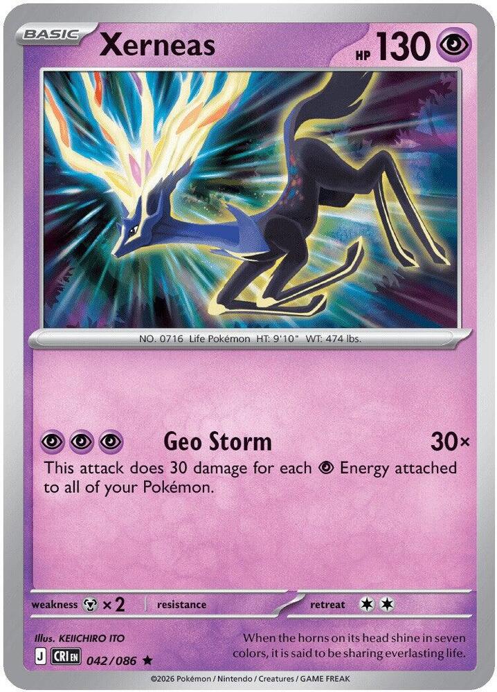 Xerneas 042/086 card