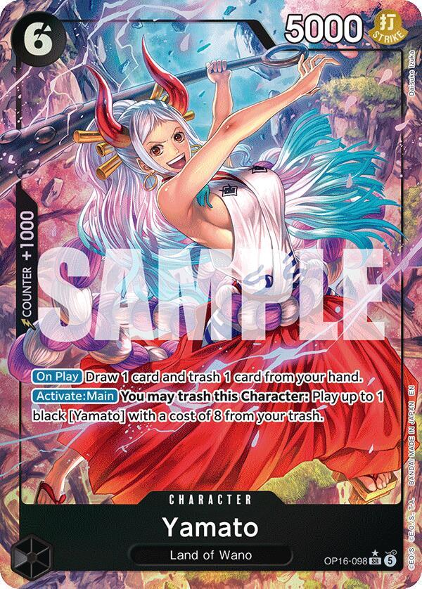 Yamato 098 Alternate Art OP16-098 carta