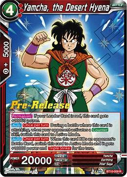 Yamcha the Desert Hyena BT10-009 carta