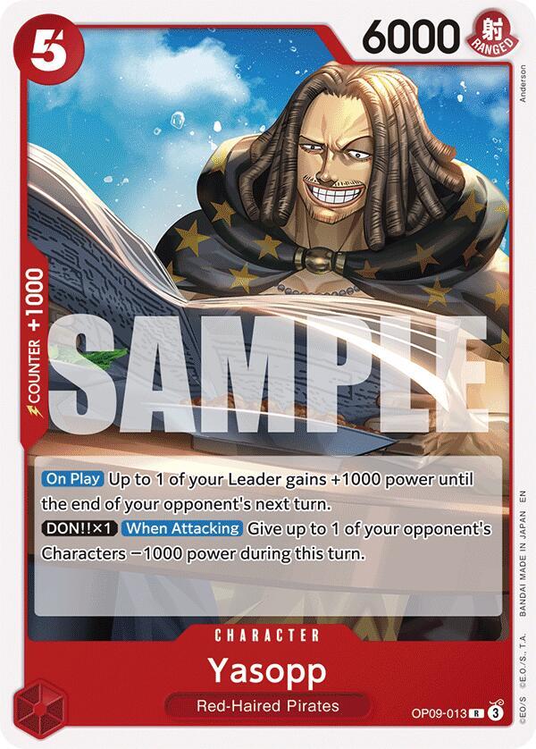 Yasopp Reprint OP09-013 card