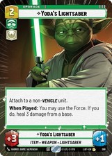 Yodas Lightsaber Hyperspace 366 card