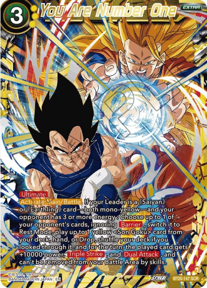 You Are Number One Alternate Art BT20-147