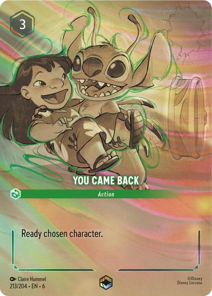 You Came Back Enchanted 213/204 carta