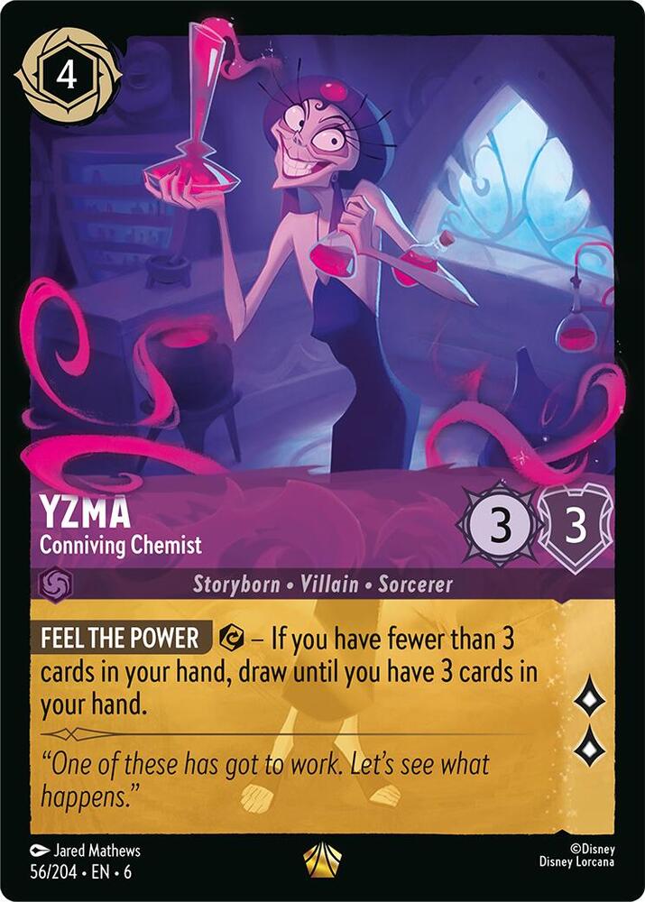 Yzma Conniving Chemist 56/204 carta