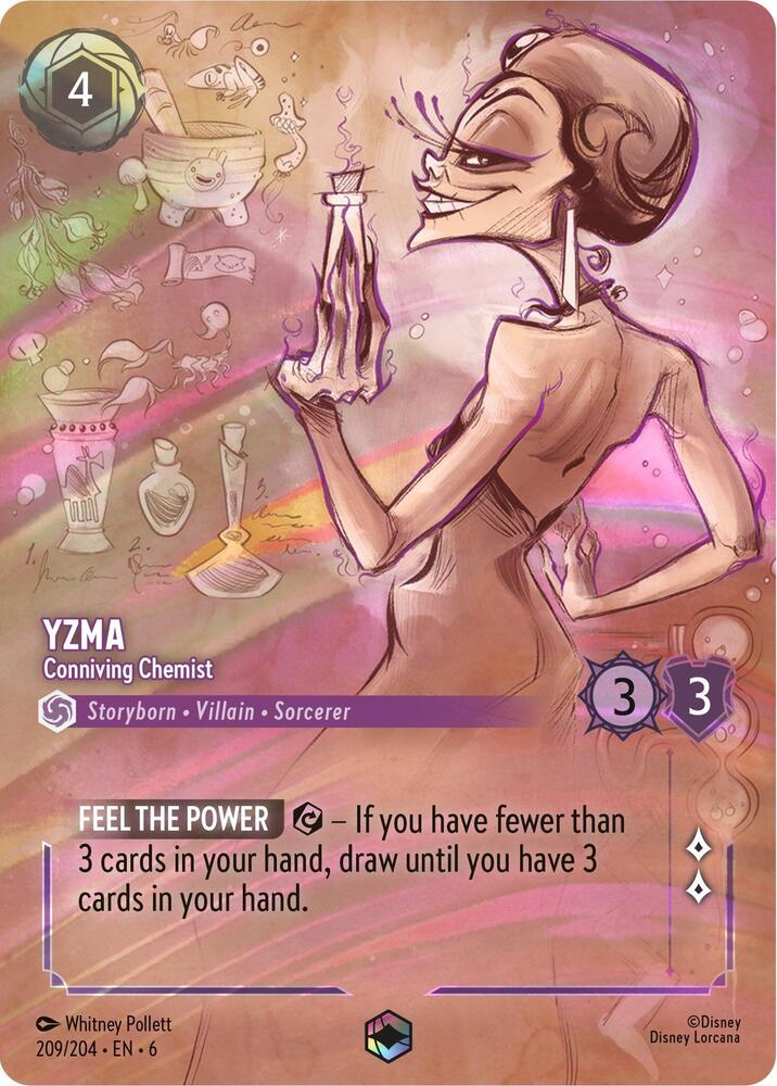 Yzma Conniving Chemist Enchanted 209/204 carta