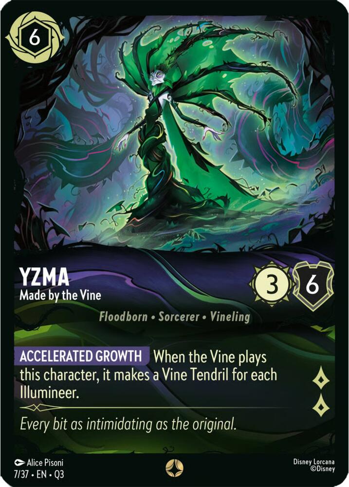Yzma Made by the Vine 7/37 card