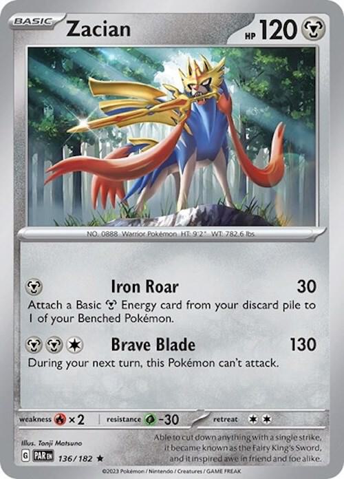 Zacian 136/182 card