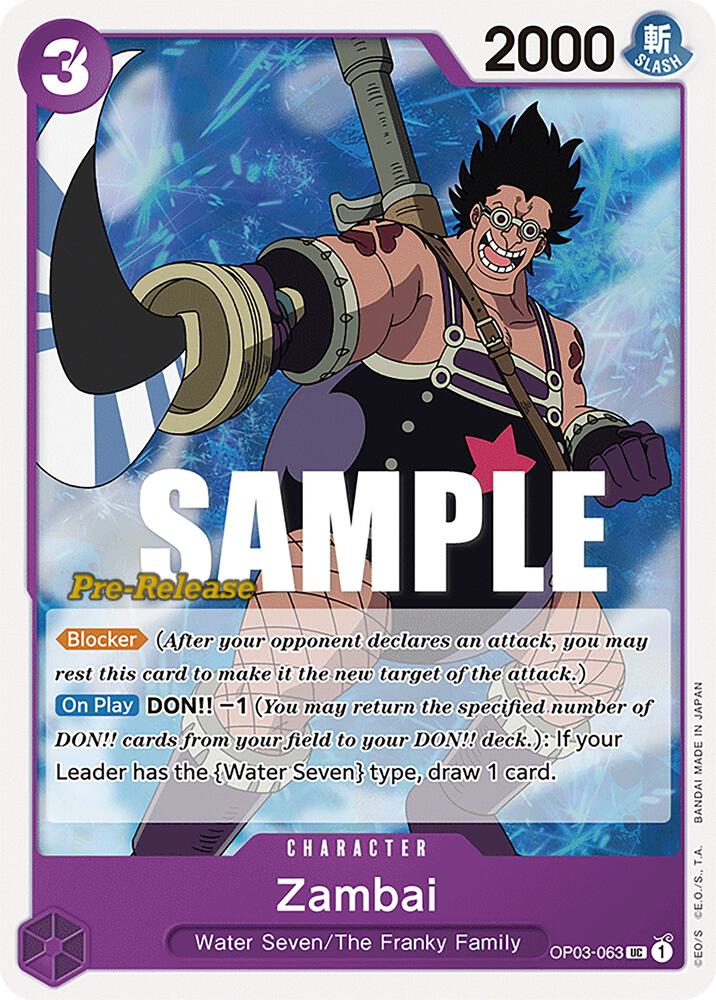 Zambai OP03-063 card