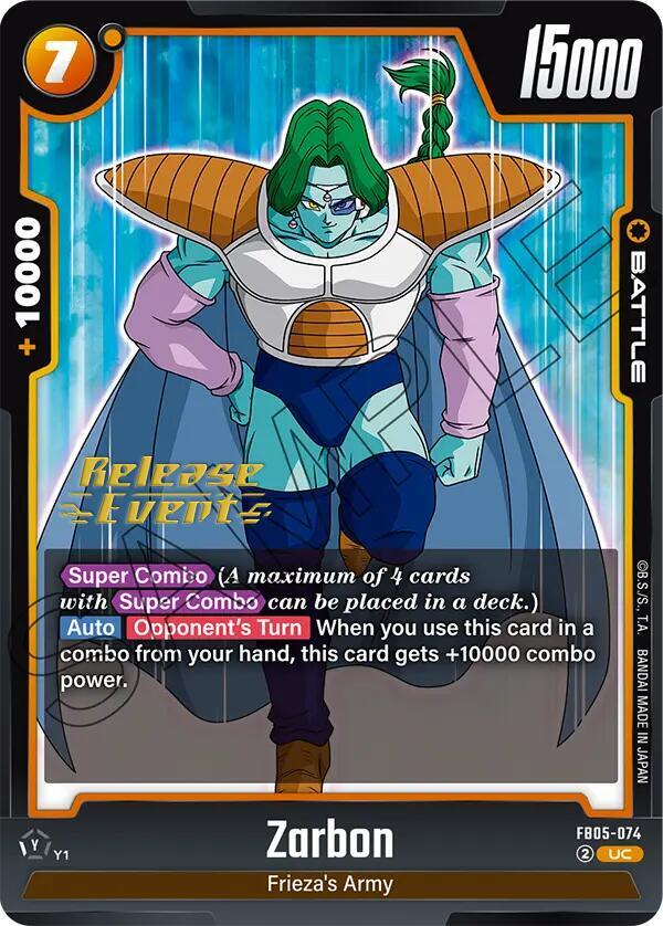 Zarbon FB05-074 carta