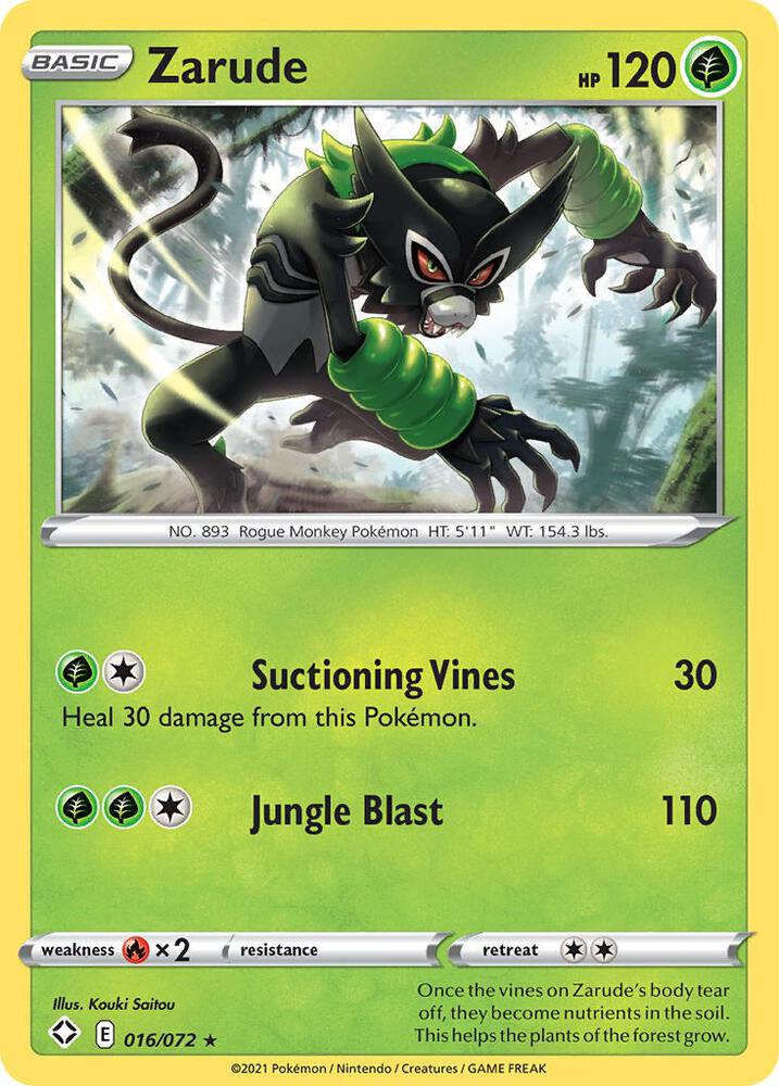 Zarude card
