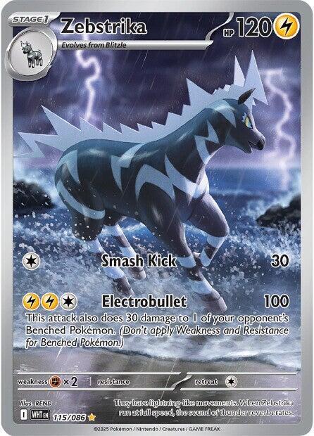 Zebstrika 115 086 carta