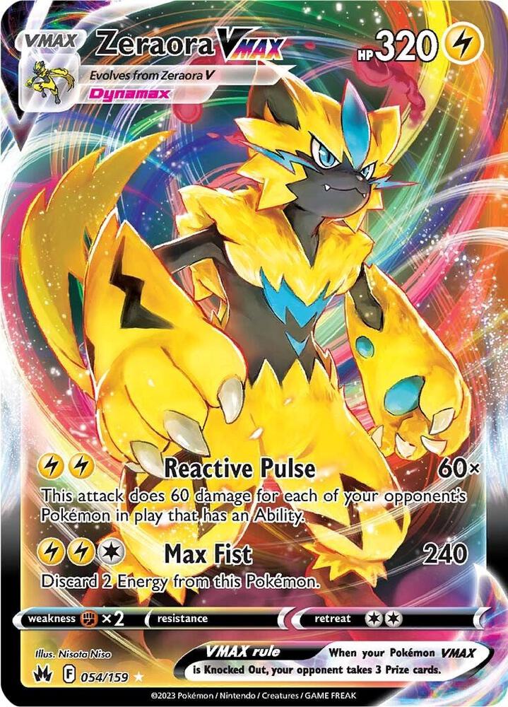 Zeraora VMAX 054/159 carta
