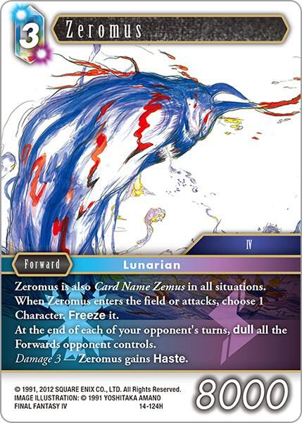 Zeromus 14-124H card